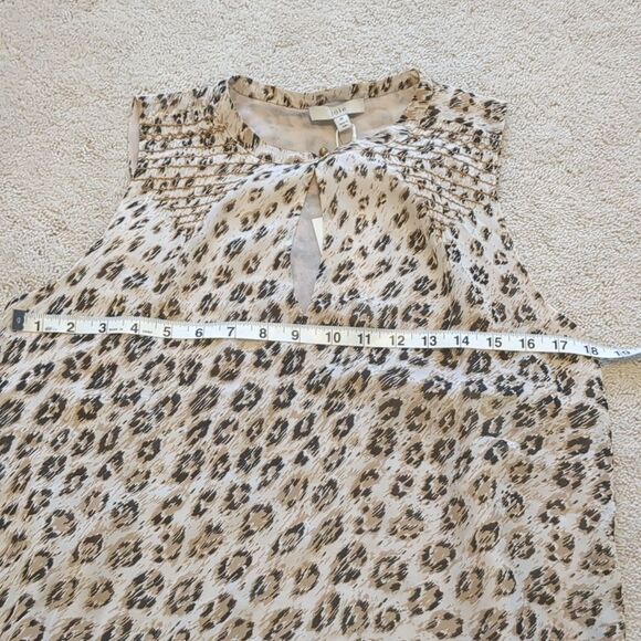 NWT Joie Corie Silk Leopard Print Blouse Size M - Picture 7 of 11